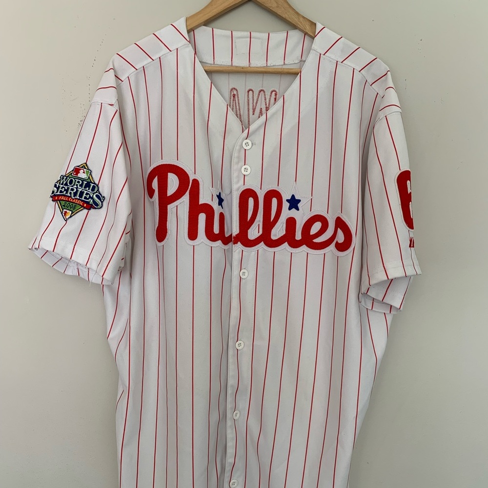 Philadelphia Phillies Ryan Howard 2008 Fall Classic World Series Jersey